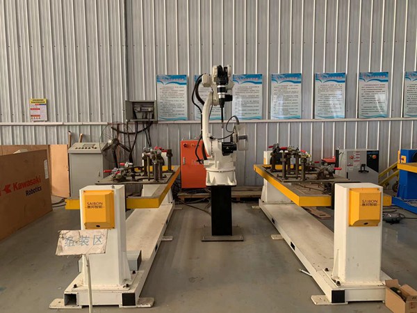 機器人自動焊接生產線的工作原理 自動焊接生產線工作圖