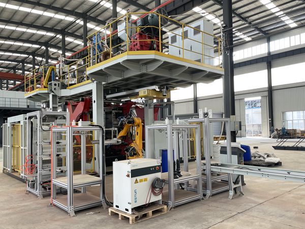 搬運機器人生產(chǎn)線的常用布局 青島賽邦生產(chǎn)的搬運機器人展示